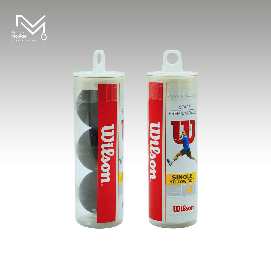 خرید توپ اسکواش برند ویلسون WILSON تک خال